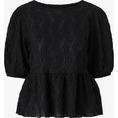 Gina Tricot Tie Top - Black