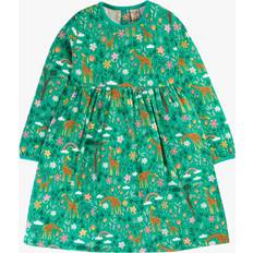 Babies Children's Clothing Frugi Kids' Dani Organic Cotton Giraffe Dress, Multi