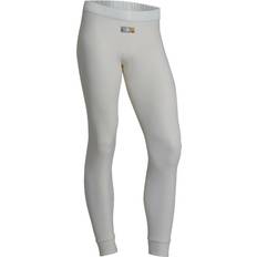 White Motorcycle Trousers OMP Racing Inner Pants Long Johns - White