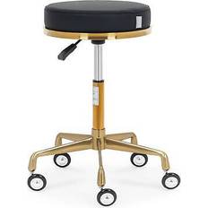 Physa Rolling 51-64 cm 150 kg Black/Gold Seating Stool