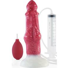 Sexleksaker Pink Alien Kitsune Ejaculating Dildo 22 cm