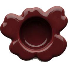 Marimekko Einrichtungsdetails Marimekko Unikko Anniversary Kerzenhalter Steingut Reddish Brown 073586-380 Teelicht