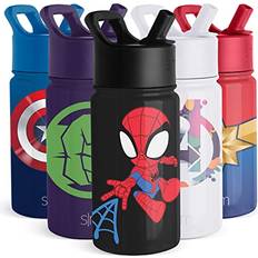 Baby care Simple Modern spiderman kids water bottle with straw lid marvel insulated s. Marvel-Spidey Kid