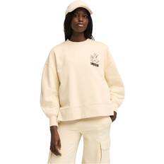 Timberland Woman Jumpers Timberland Brushed Chest Graphic Crew Sweatshirt - Beige