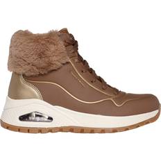 Skechers Beige Bottes Skechers Bottines À lacets 'UNO' - Marron