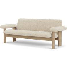 Fårskinn Soffor Audo Copenhagen Brasilia 2-sits Natural Oak Nature Sheepskin Curly - Beige Soffa