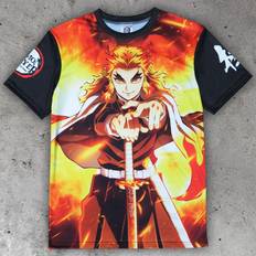 PopBuddies Demon Slayer Kimetsu No Yaiba T-Shirt Kyojuro Rengoku - Storlek