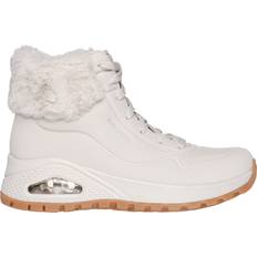 Skechers Beige Bottes Skechers Uno Rugged Fall Air - Blanc Cassé