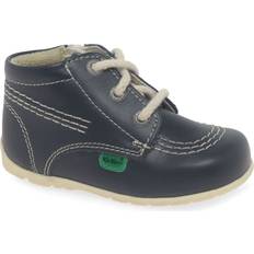 Blue Boots Kickers Baby Hi Leather Navy