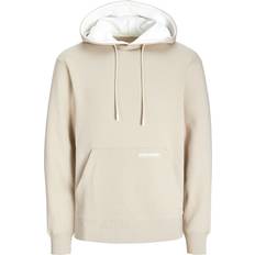 Jack & Jones Oberteile Jack & Jones Sweatshirt 'JJELegacy' creme weiß