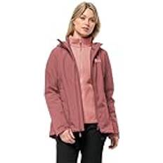 Jack Wolfskin Donna Giubbotti Jack Wolfskin Moonrise 3 in 1 Jacket - Rosa