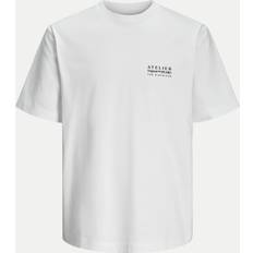 Jack & Jones Jorbrooklyn Graphic TEE SS C.N Herr Kortärmade Från Magasin Bright White