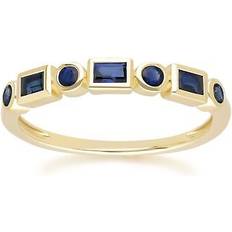 Anillo de eternidad - Oro Anillos Gemondo Classic Sapphire Eternity Ring in 9ct Yellow Gold