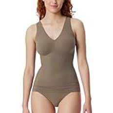 Dame - Microfiber Toppe Schiesser Invisible Soft Microfiber Strap Top - Sand