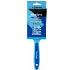 Lacquer Brush Paint Brushes Blue Spot Tools BlueSpot 3" Synthetic With Soft Grip Handle Paint Brush