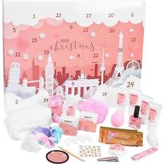 Brubaker Beauty adventskalender xmas städte rosa 24 x kosmetik für frauen mädchen 860 g