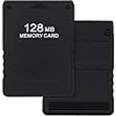 Mcbazel 128MB minneskort PS2 spelminneskort Höghastighetsbackup Tillbehör PlayStation 2 spelkompatibelt minneskort