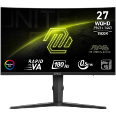 2560x1440 - Curved Screen - Gaming Monitors MSI MAG 275CQRF QD 27" QHD 180Hz Curved Gaming Monitor