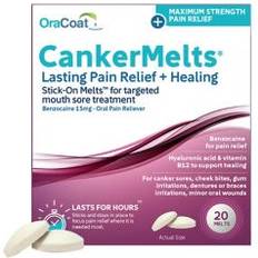 Medicines CankerMelts Lasting Pain Relief + Healing Stick-on Melts 20 ct CVS
