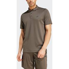 Polo Shirts adidas Men's Logo Training Polo Shirt Shadow Olive