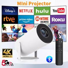 STOYOTU 5G 4K Projector HD LED Smart WiFi Bluetooth Android