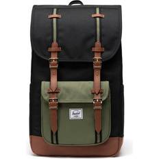 Herschel School Bags Herschel Little America Backpack sale brn blk/four lf clov/sale brn