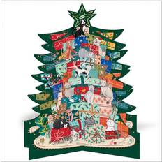 Caltime Cats 3d christmas tree and presents advent calendar 315 x 410 x 315 mm