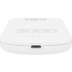 Celly MAGPB5000PRO PowerBank 10W MagSafe trådløs opladning 5000mAh Hvid