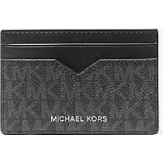 Michael Kors Porta carte Michael Kors Porta Carte di Credito Hudson con Logo - Nero