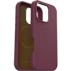 OtterBox iPhone 16 Pro Case Symmetry Series Cactus Leather for MagSafe Foxberry Pink Red