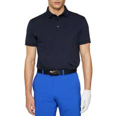 J.Lindeberg Polo Shirts J.Lindeberg KV Regular Fit Print Golf Polo Shirt - Glitch Bridge Blue