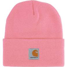 Girls Beanies Children's Clothing Carhartt Girls' Acrylic Knit Cuffed Beanie Pink Lemonade