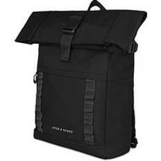 Lyle & Scott Väskor Lyle & Scott amp Ripstop Rolltop Backpack Black, Black, Men