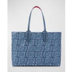 Christian Louboutin Womens Blue Cabata Small Cotton Tote Bag 1 Size