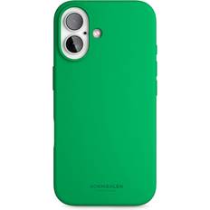 Vonmählen iPhone 16 Eco Silikone Cover MagSafe Kompatibel Green Haven
