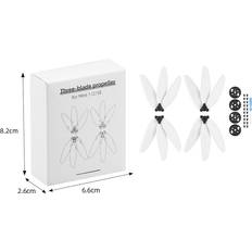 Maxpower white For DJI Mini 2/SE Mavic Mini Propeller Quick Release Foldable Three-blade