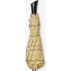 Umbrellas Burberry Check Folding Umbrella Buff