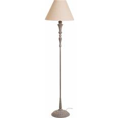 Alexandra House Living Vit Grå 220-240 V 38 x 154 x 38 cm Golvlampa 140cm