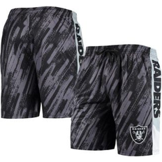 Pants & Shorts Foco Men's Black Las Vegas Raiders Static Mesh Shorts