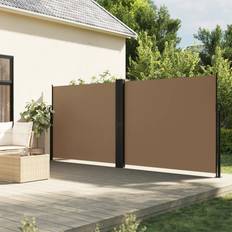 Sidomarkiser vidaXL Infällbar Sidomarkis Taupe 160x600 cm