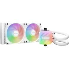 Be Quiet! Light Loop 240mm White CPU Liquid Cooler 2x Light Wings LX 120mm PWM High-Speed White ARGB Fan