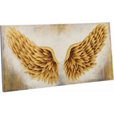 Wood Framed Art Alexandra House Living Cuadro Pintado A Mano Con Relieve 50 x 100 x 3 Arte enmarcado