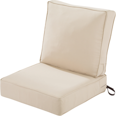 Outdoor Lounge Sets Classic Accessories Montlake FadeSafe Patio Chair Cushion 23"W x 45"L x 5" Thick - Antique Beige Outdoor Lounge Set