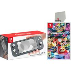 Nintendo Switch Lite 32GB Gray Edition and Mario Kart 8 Deluxe Bundle