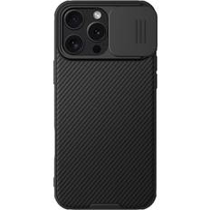 Nillkin Mobilskal Nillkin Handyhülle für iphone 16 pro nillkin case cover futeral tasche etui schwarz