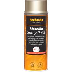 Halfords M5-170 Gold Metallic Car Spray Paint 400 ml