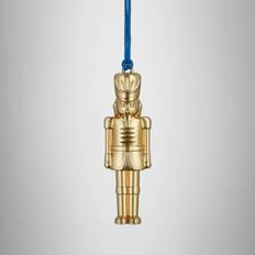 Christmas Tree Ornaments Waterford Nutcracker Gold 4.33" H x 1.18" W x 0.59" D Christmas Tree Ornament