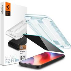 Spigen Apple iPhone 16 Pro Skærmbeskyttelse & Skærmfiltre Spigen Glass tR EZ Fit HD Privacy 1 Pack Transparency iPhone 16 Pro