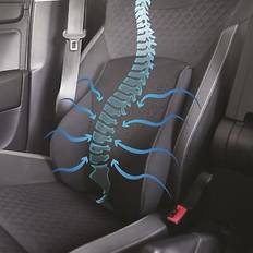 Car Interior Streetwize Lumbar Support Memory Foam Airflow Car Seat Cushion