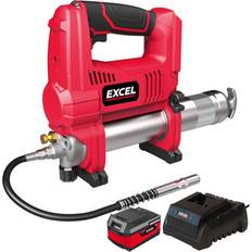 Excel 18V Cordless Grease Gun With 1 x 4.0Ah Battery & Charger